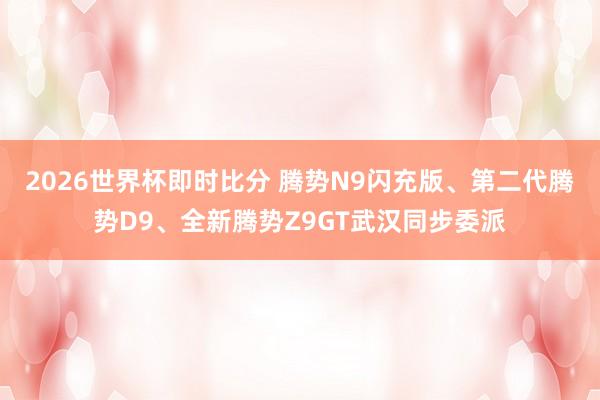 2026世界杯即时比分 腾势N9闪充版、第二代腾势D9、全新腾势Z9GT武汉同步委派