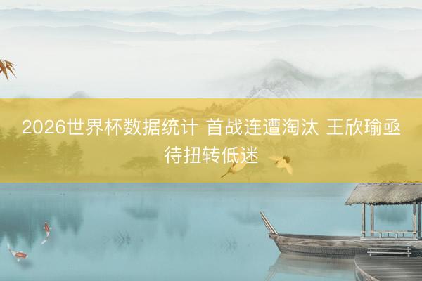 2026世界杯数据统计 首战连遭淘汰 王欣瑜亟待扭转低迷